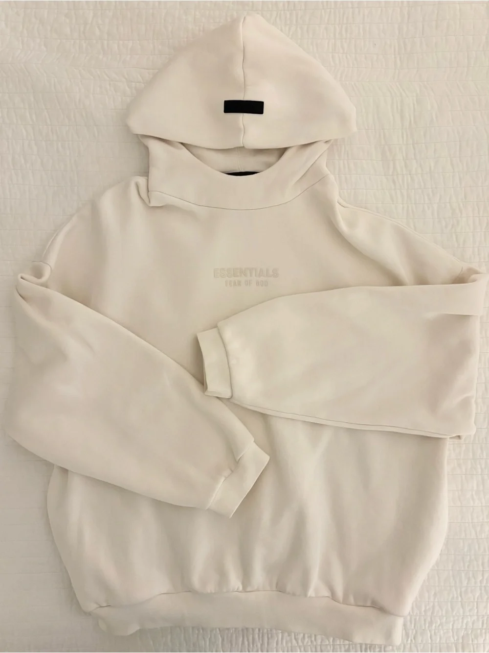 Fear of God Essentials Cloud Dancer Hoodie